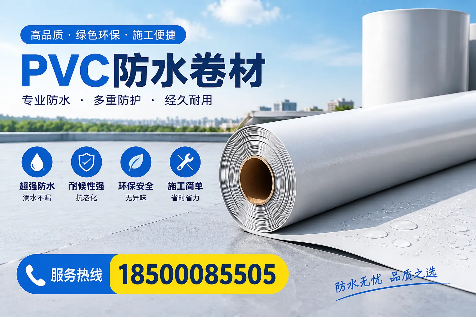 选用PVC防水卷材时需要避开的常见误区,特别是在天水