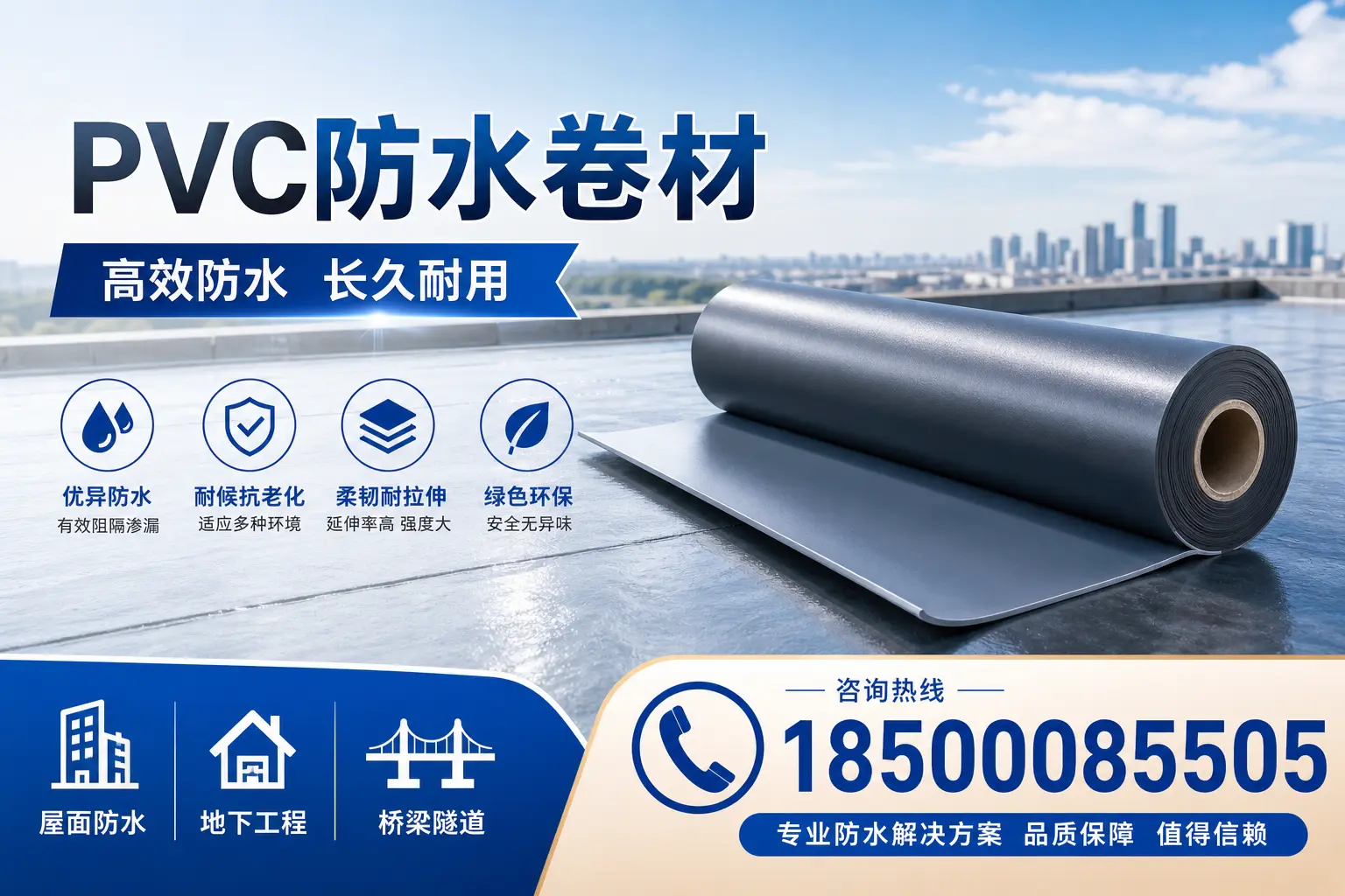 如何选择优质的pvc防水卷材?天水的专家建议